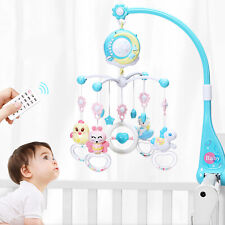 Baby Crib Mobile Toy with Lights and Music Star Projector Musical Box 108 Songs