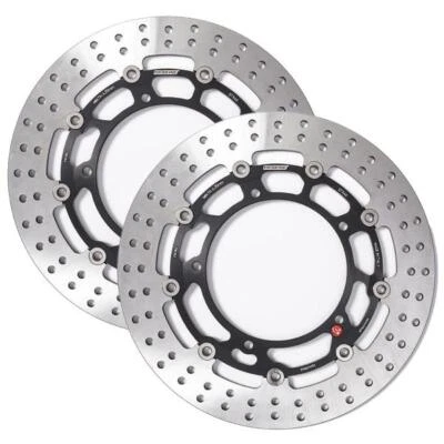 Coppia dischi freno anteriori Braking R-Stx Yamaha FZ6 Fazer 600 2004-2008 Foto 1 de 4