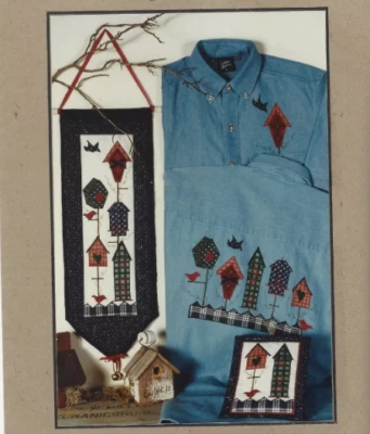 Vtg Rare HOME TWEET HOME 1997 Quilt Applique pattern From the Powder Mill - Image 1 of 3