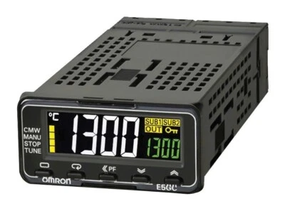 OMRON E5GC-QX0A6M-000 Digital PID and On/Off Temperature controller, 1/32 DIN - Image 1 of 4