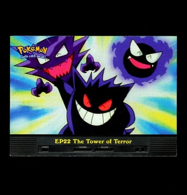 2000 Pokemon TOWER OF TERROR Topps TV Series 2 Edition Non Holo Card EP22 GENGAR - Image 1 of 2