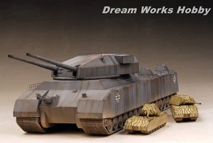 Award Winner Built 1/144 Huge Landkreuzer P1000 Ratte Proto &Panzer VIII Maus - Picture 1 of 24