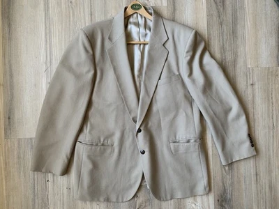 Blazer Irvine Park Para Hombres Solapa Muesca 2 Botones Informal Solapa Bolsillo Trasero Abertura 46R Foto 1 de 4