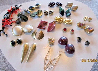 Konvolut Modeschmuck 23 Paar Ohrringe - Bild 1 von 4