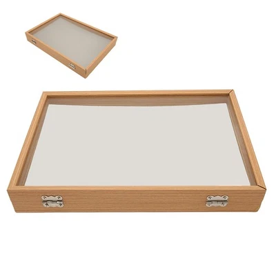 Pin Display Case Clear Large Size Medal Shadow Box For Pins For Jewelry - Image 1 of 4