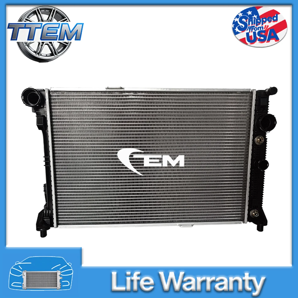 For 2012-2015 Mercedes-Benz C250 C300 C350 Cls550 Radiator Aluminum Core 13498 Foto 1 de 4