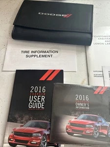 2016 DODGE CHARGER OWNER'S MANUAL SET WITH CASE EXCELLENT - Bild 1 von 2