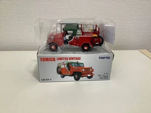 Tomica Vintage Nissan Patrol Pump Camion dei Pompieri Takasaki City LV31b - Foto 1 di 3