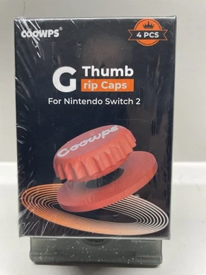 Tapas de agarre para pulgar Coowps 4 piezas para Nintendo Switch 2 nuevas Foto 1 de 4