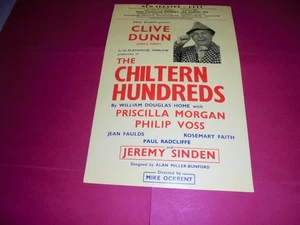 Clive Dunn Jeremy Sinden Priscilla Morgan 1977 UK Hull Theatre Poster - Picture 1 of 1