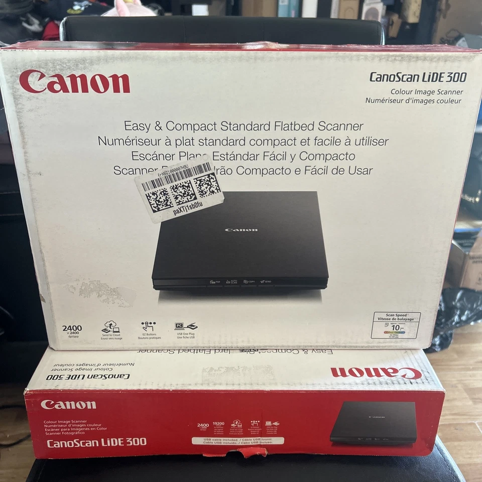 Canon CanoScan LiDE 300 Slim Color Image Scanner - Black - Image 1 of 1