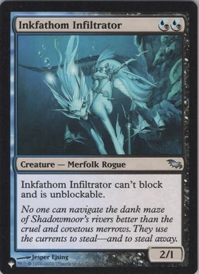 MTG Normal Inkfathom Infiltrator U The List Reprints 167/301 NM - Image 1 of 2