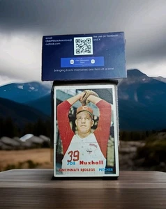 1957 Topps Baseball Card Cincinnati Redlegs Joe Nuxhall #103 Vtg No Creases Vg-- - Picture 1 of 2