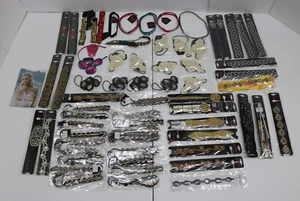 Lot 65- 61 Pink Pewter Collection Beaded Jewelry Women's Headband + 4 Paparazzi - Picture 1 of 11