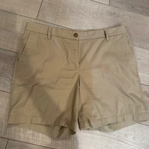 Talbots DAMEN HELLBRAUN ENTSPANNT KHAKI CHINO SHORTS GRÖSSE 10 - Bild 1 von 8