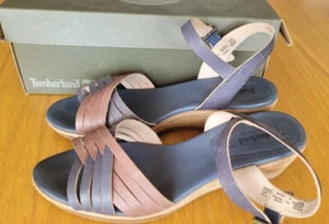 Timberland Earthkeepers Damen Sandaletten Sandalen Keilabsatz Echtleder Gr. 41 - Bild 1 von 5
