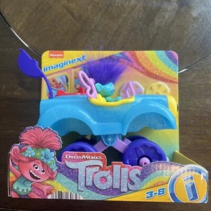 Imaginext Trolls Branch's Buggy 2023 Fisher-Price Pop-Up Vehicle NIB - Picture 1 of 2