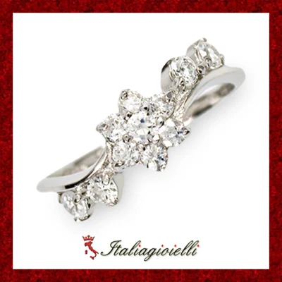 Fiabesco Anello in Argento 925 Rodiato Oro Bianco - Immagine 1 di 4