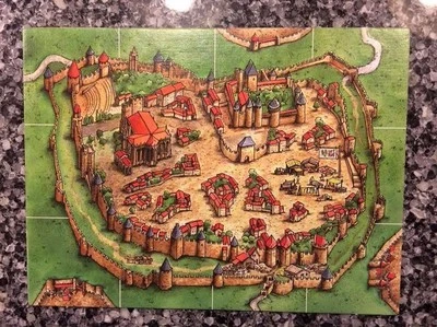 Carcassonne - Большая Таблица Стартовой Плитки - Пакет Расширения - Новая (Hans im Gluck) - Изображение 1 из 2