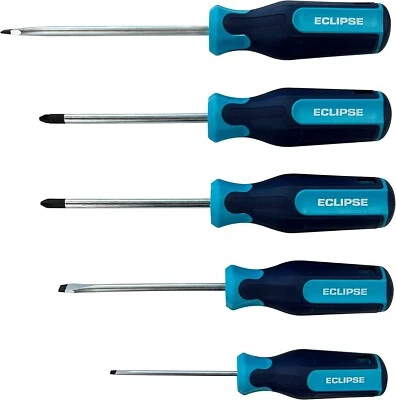 Eclipse ESD5PS 5 Piece Slotted, Phillips & Pozi Screwdriver Set - Image 1 of 2