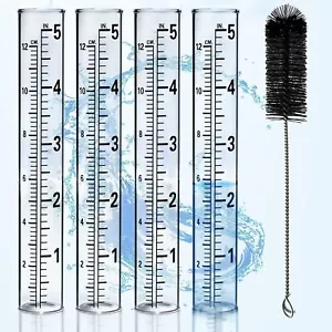 Plastic rain Gauge Replacement Tube, 5'' Capacity rain gauges Replacement Tubes - Picture 1 of 6