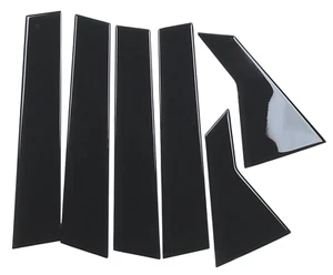 6pcs Gloss Black Window Pillar Panel Trim Cover Fits 16-21 Civic 10th - Bild 1 von 3