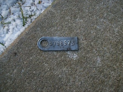 1969 Pontiac GTO Judge Firebird RARE Original Muncie 4 Speed M21 Tag 9798973. - Image 1 of 3