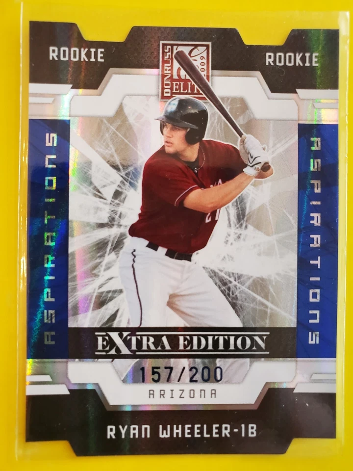 2009 Donruss Elite Extra Edition Aspirations #72 Ryan Wheeler 157/200 RC -Dbacks - Image 1 of 1
