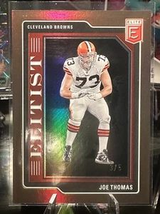 2023 Donruss Elite Football -  Elitist - Joe Thomas EL-8 Cleveland Browns #d 3/5 - Picture 1 of 2