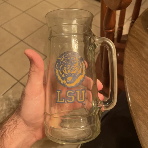 Vintage Rare LSU Tigers Peanut Mug Louisiana State University Mike The Tiger Cover