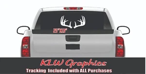 Hunting Hunt Buck vinyl decal sticker Deer Car Diesel Truck Funny Bow Camo Dad - Bild 1 von 2