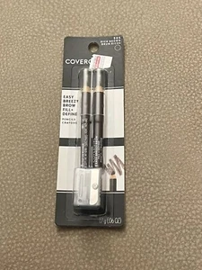 CoverGirl Easy Breezy Brow Fill + Define 2 Paquete de Lápiz Marrón Rico - Imagen 1 de 2