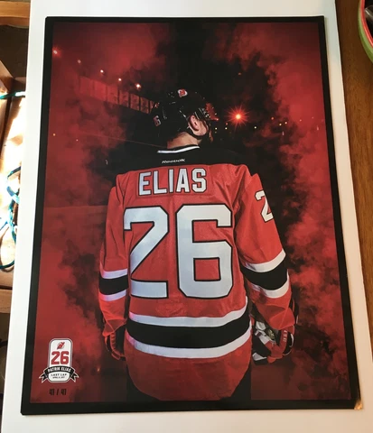 New Jersey Devils Patrik Elias Last Lap Retirement Gameday Poster 4/8 Cover