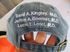 VISION Surgery DAVID KINGREY M D LUCAS LENCI JEFFREY BOOMER Baseball Cap Hat