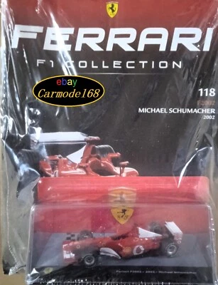 Ferrari F2002 Michael Schumacher #1 F1 2002 1:43 + N 118 Ferrari Official Prod. - Immagine 1 di 3