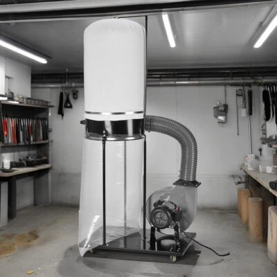 CENTRAL MACHINERY 2 HP Dust Collector 35 Gallon High Flow Capacity Heavy Duty Shop Wood DIY Tools