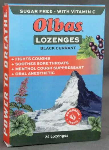 Olbas Black Current Lozenges 24 Lozenge - Image 1 of 1