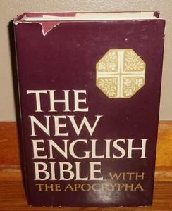 THE NEW ENGLISH BIBLE with Apocrypha-1st 1970 Old & New Testament Ed-Ex HC w/DJ! - Imagen 1 de 9