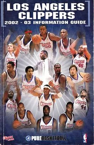 LOS ANGELES CLIPPERS 2002-03 NBA BASKETBALL MEDIA GUIDE - Picture 1 of 1