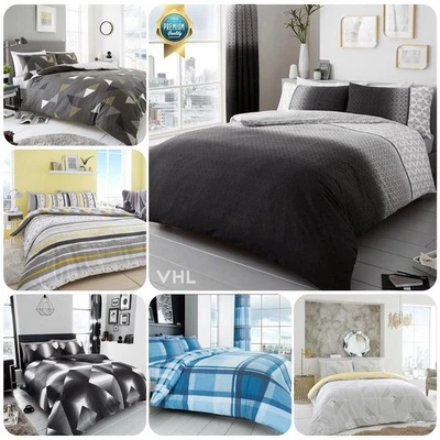 GAVENO CAVAILIA® Geometric Duvet Cover & Pillowcase Bedding Quilt Set Single Double King Super K