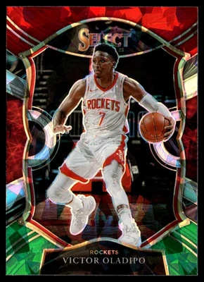2020-21 Panini Select #7 Victor Oladipo Red White Green Cracked Ice - Image 1 of 2