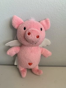 Hallmark Pig Plush Cupid Mini Valentines Day 4” - Picture 1 of 5