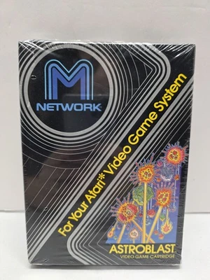 Astroblast - Authentic Atari 2600 Complete in Box CIB w/ Manual - Factory Sealed - Image 1 of 4