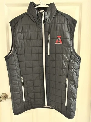 Alabama College Cutter & Buck PrimaLoft® Mens Eco Insulated Full Zip Puffer Vest - Image 1 of 4