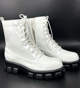 Unbranded Women White Booties Size 8 - Picture 1 of 9