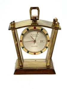Rare German Miniature Travel Carriage Clock - Indur deluxe 21 jewels - working - Picture 1 of 11