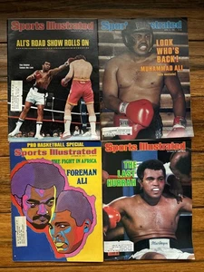 Muhammad Ali Sports Illustrated Magazine Konvolut 4 Stück - Bild 1 von 12