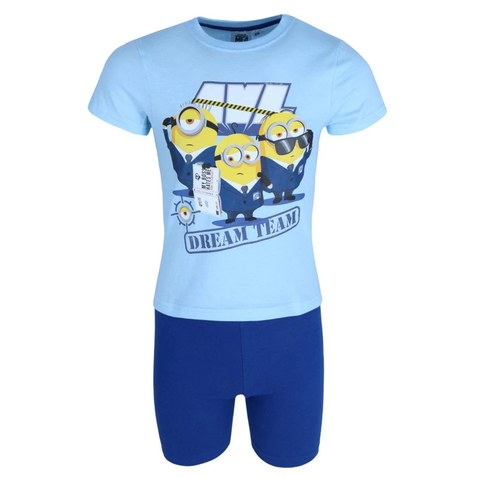 Conjunto de pijama camiseta y pantalón corto Textiel Trade Minions manga corta para niño Foto 1 de 4