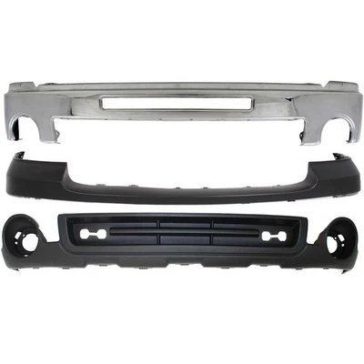 Bumper Cover Kit For 2007-2013 GMC Sierra 1500 Front Upper - Bumper and Valance - Image 1 of 4