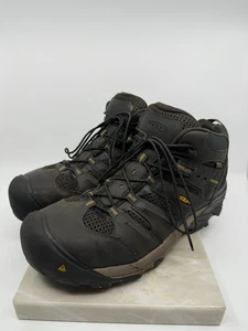 Keen Mens Lansing Mid Steel Toe Work Hiking Boots Size 11.5D F2413-18 Workwear - Picture 1 of 9